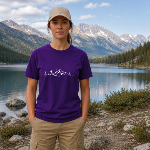 Mountain Heartbeat Hiking Tee