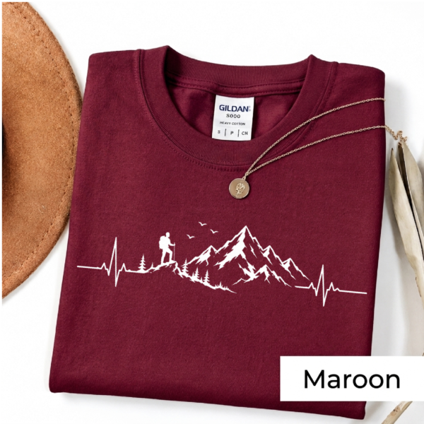 Mountain Heartbeat Hiking Tee