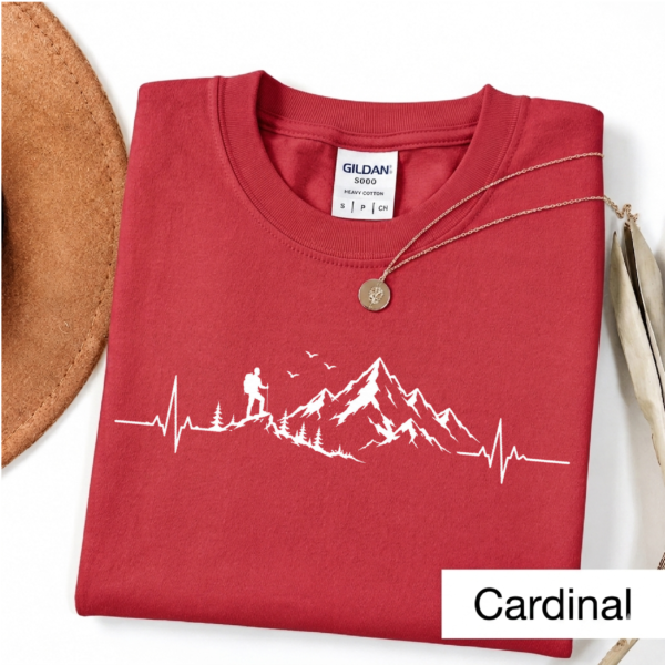 Mountain Heartbeat Hiking Tee