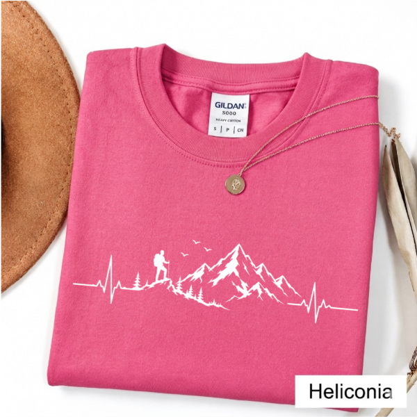 Mountain Heartbeat Hiking Tee