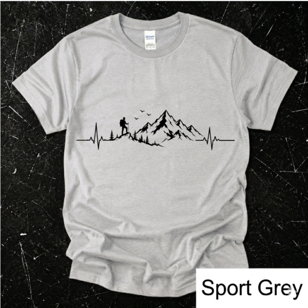 Mountain Heartbeat Hiking Tee