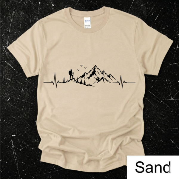 Mountain Heartbeat Hiking Tee