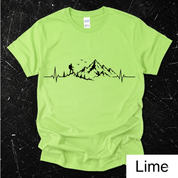 Mountain Heartbeat Hiking Tee