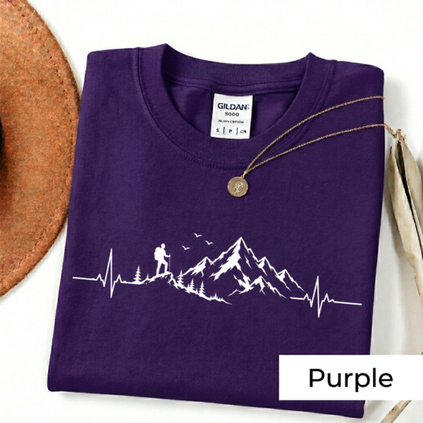 Mountain Heartbeat Hiking Tee