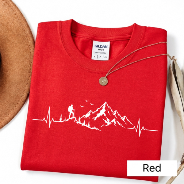 Mountain Heartbeat Hiking Tee