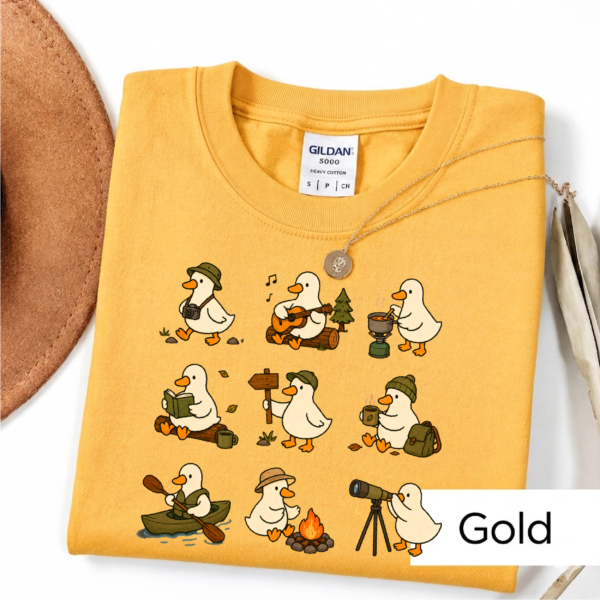 Cute Goose Camping Shirt | Funny Outdoor Adventure Gift