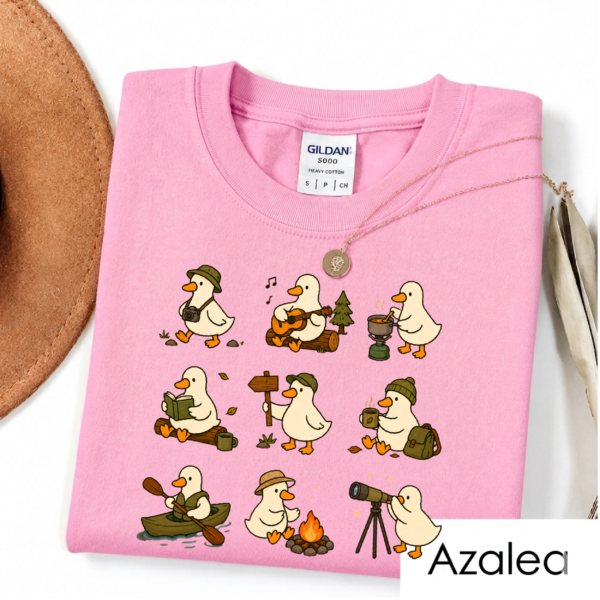 Cute Goose Camping Shirt | Funny Outdoor Adventure Gift