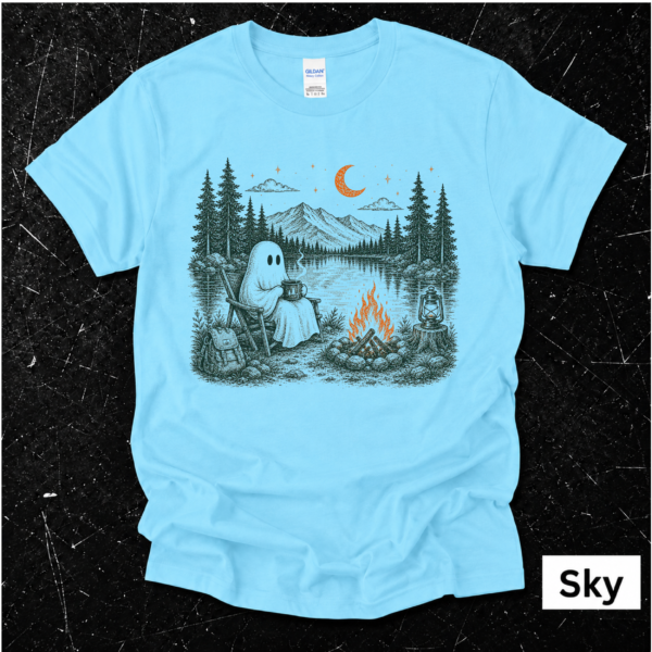 Camping Ghost Shirt | Spooky Outdoor Adventure Gift