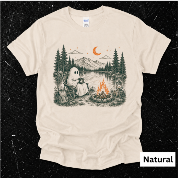 Camping Ghost Shirt | Spooky Outdoor Adventure Gift