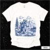 Artboard 31 Raccoon Hiking Shirt | Cute Outdoor Adventure Gift