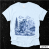 Artboard 33 Raccoon Hiking Shirt | Cute Outdoor Adventure Gift