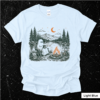 Camping Ghost Shirt | Spooky Outdoor Adventure Gift
