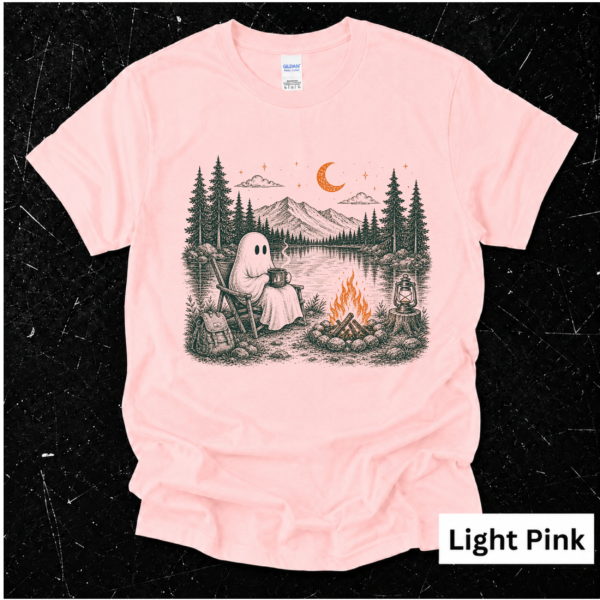 Camping Ghost Shirt | Spooky Outdoor Adventure Gift
