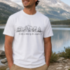 Life Is Better by the Campfire shirt with camper, mountains, trees and campfire design