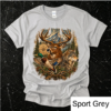 Artboard 19 Wildlife Adventure T-Shirt – Deer, Wolf & Duck Vintage Outdoor Graphic Tee