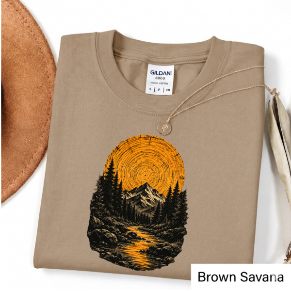 Mountain River Adventure Shirt | Outdoor Hiking T-Shirt
