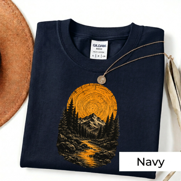 Mountain River Adventure Shirt | Outdoor Hiking T-Shirt