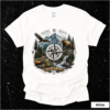 Adventure Is Calling T-Shirt – Mountain Compass Bear & Eagle Outdoor Tee
