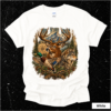 Artboard 31 Wildlife Adventure T-Shirt – Deer, Wolf & Duck Vintage Outdoor Graphic Tee