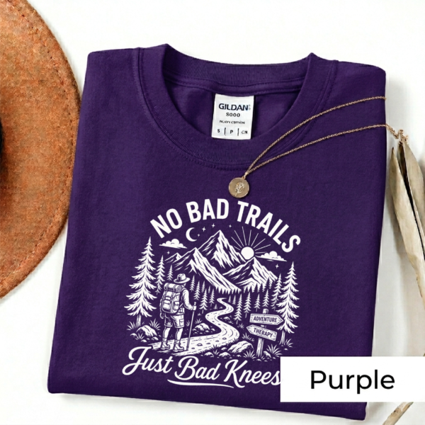 No Bad Trails Shirt | Funny Hiking Gift for Hikers