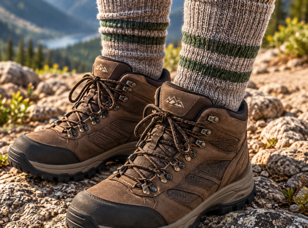 Choose comfortable hiking socks that fit properly