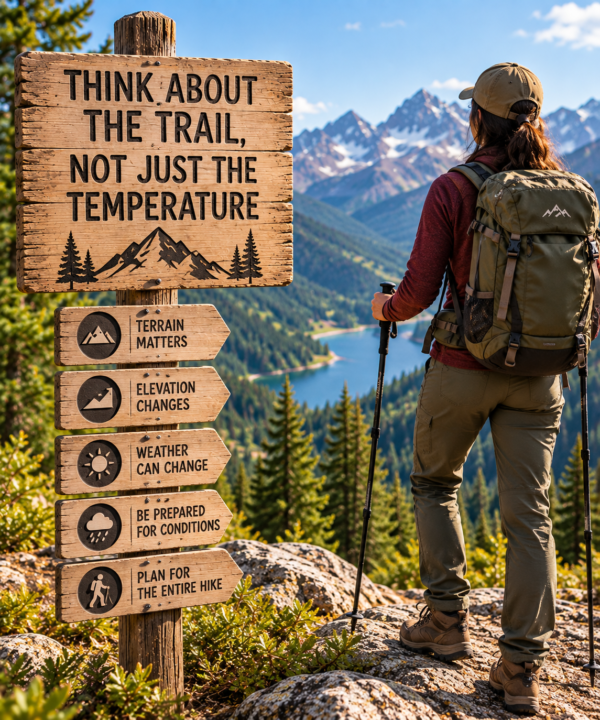 Think About the Trail, Not Just the Temperature