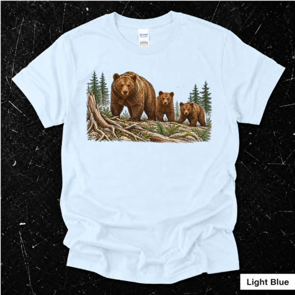 Bear Family Shirt | Wildlife Bear Graphic T-Shirt