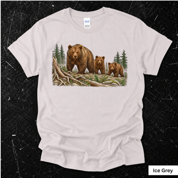 Bear Family Shirt | Wildlife Bear Graphic T-Shirt
