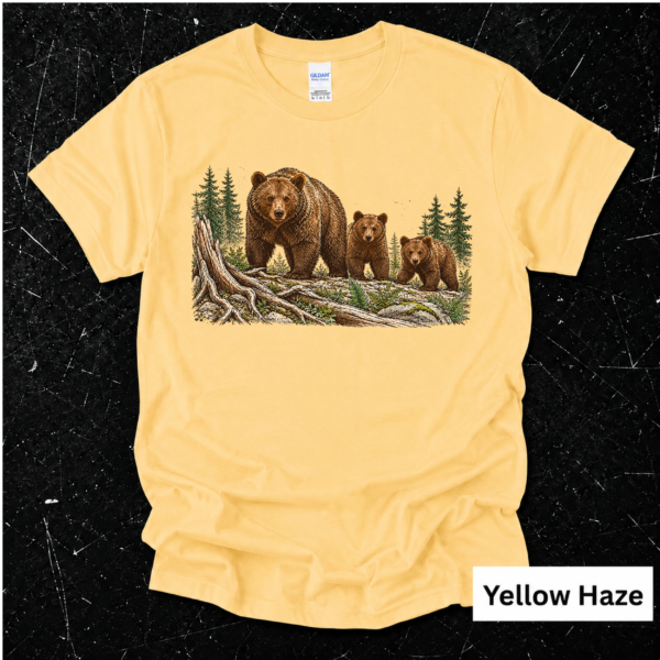 Bear Family Shirt | Wildlife Bear Graphic T-Shirt