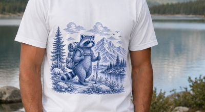 raccoon-hiking-shirt-outdoor-adventure-gift